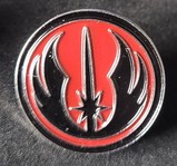 Star Wars Jedi Order Black on Red Pin