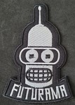 Futurama TV show Bender patch