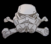 Star Wars Trooper and Crossbones Pin