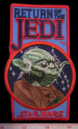 Star Wars Revenge of the Jedi/Yoda Logo Smaller 4" Patch-USA Mailed SWPA-CD-24S 