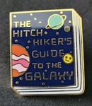 Hitch hikers Guide to Galaxy Book pin