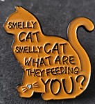 Friends Smelly Cat PIn