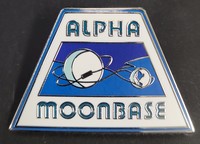 Space 1999; Alpha Moonbase Uniform logo pin
