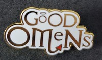 Good Omens Logo Cloisonne Pin
