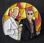 Good Omens Characters Cloisonne Pin