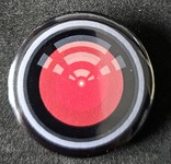 2001 A Space Odyssey HAL Camera Lens Button/Badge
