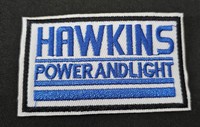 Stranger Things Hawkins Power and Light Logo Patch