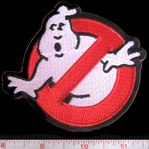 Ghostbusters logo patch 3" dia