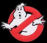 Ghostbusters logo patch 'twill ghost' 3.5" dia