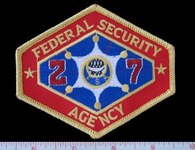 Outland Federal Security Agency  patch 