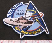 Star Trek 40th Anniversary patch 