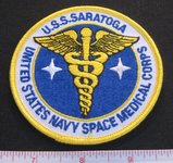 SAAB U. S. S. Saratoga Medical Corps patch