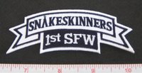 Snakeskinners 1st SFW Patch
