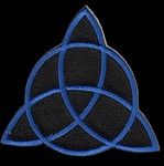 Charmed Blue or Red wiccan Patch