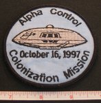 Alpha Control Colonization Mission Patch
