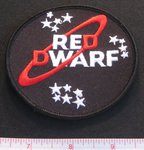 Red Dwarf Logo patch 