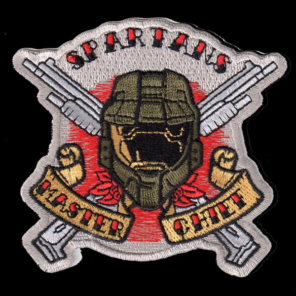 Halo Spartans Master Chief Logo 3.25 Inches Tall Patch 