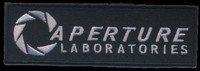 Aperture Laboratories logo patch