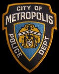 Batman; original City of Metropolis Police Patch
