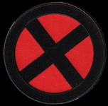 X-MEN Phoenix Black/Red BLACK X Logo Patch