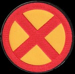 X-MEN Wolverine Red/Yellow "X" Logo Patch