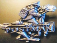 The Postman logo Die Cast Pin