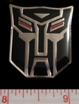 Transformers Decepticon Black Face Logo Enamel Metal Pin