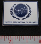 Star Trek TNG UFP white Pin