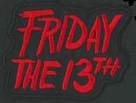 Friday  the 13th Red Logo Patch