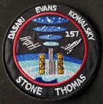 Gravity Movie Dasari Evans Kowalsky Stone Thomas Mission Patch
