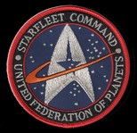 Starfleet Command UFP Back Jacket patch 