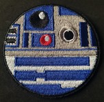Star Wars R2D2 stylized round Patch