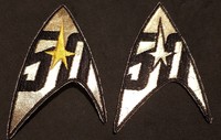 Star Trek Command Insignia 50 Years Patch
