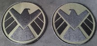 The Avengers ; Green Camo Left Facing Eagle logo patch