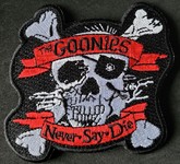 The Goonies Never Say Die Logo Patch